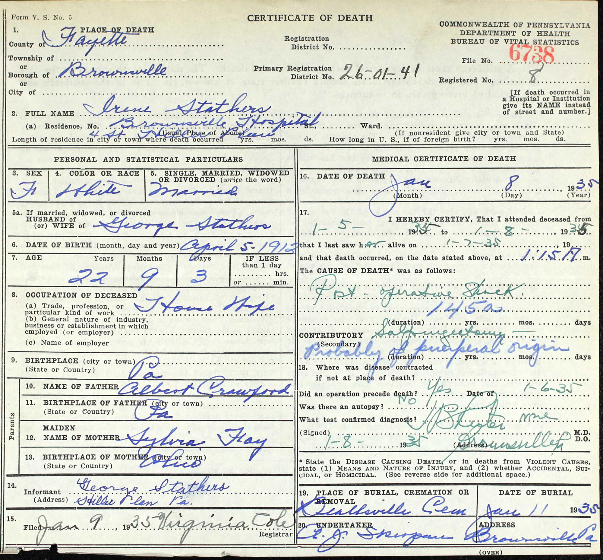 Irene Stathers